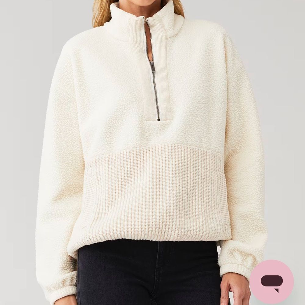 SPLENDID
BOULDER HALF-ZIP PULLOVER CLOUD COLOR LARGE‎ NWT in packaging